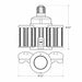 Westgate CL-FLTW 75W/97W/110W LED Flat HID Retrofit Lamp, E39 Base, 5000K