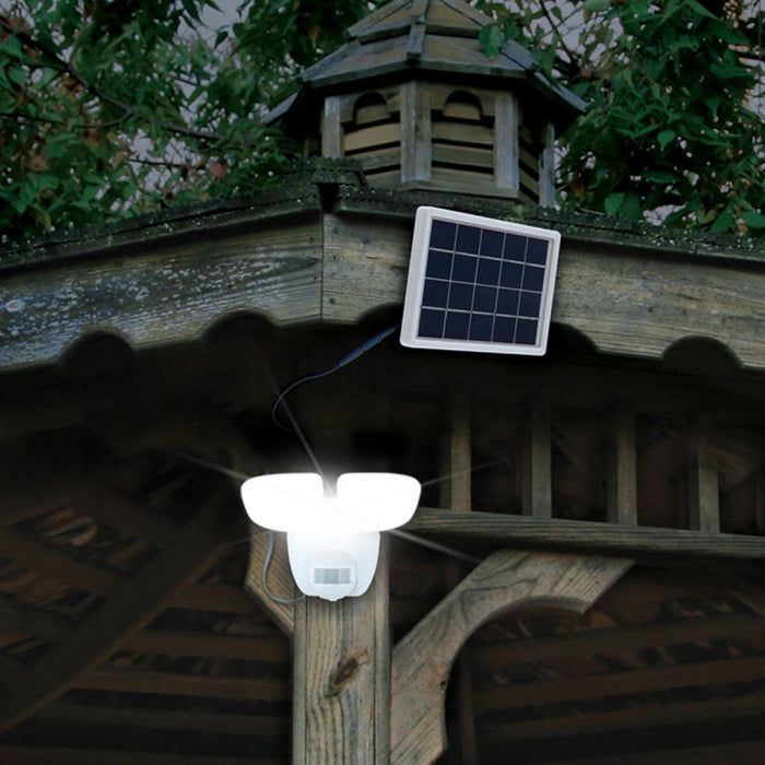 Halo SLFS2 LED Solar Floodlight, Twin Head, 2000 lm