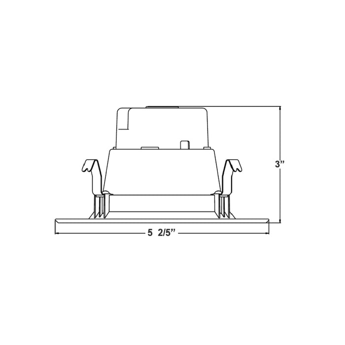 Westgate TC-RDPS4 4" LED Smart APP Compatible RGBW Smooth Recessed Light Trim