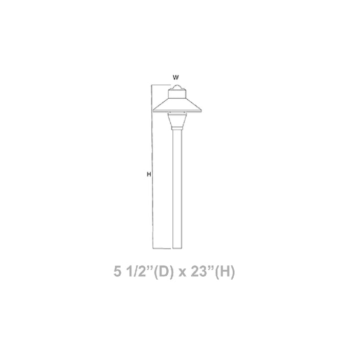 Westgate LA-112 3W 12V LED Path Light