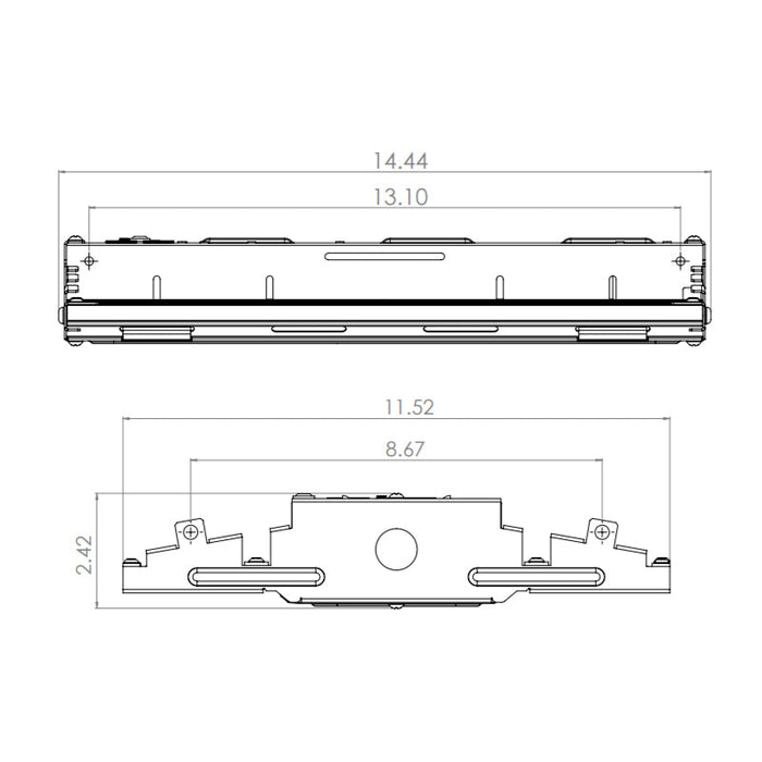 Contractor Select CPHB 14" 18,000 LM, 134W LED High Bay, 5000K, Dimmable, 120-277V