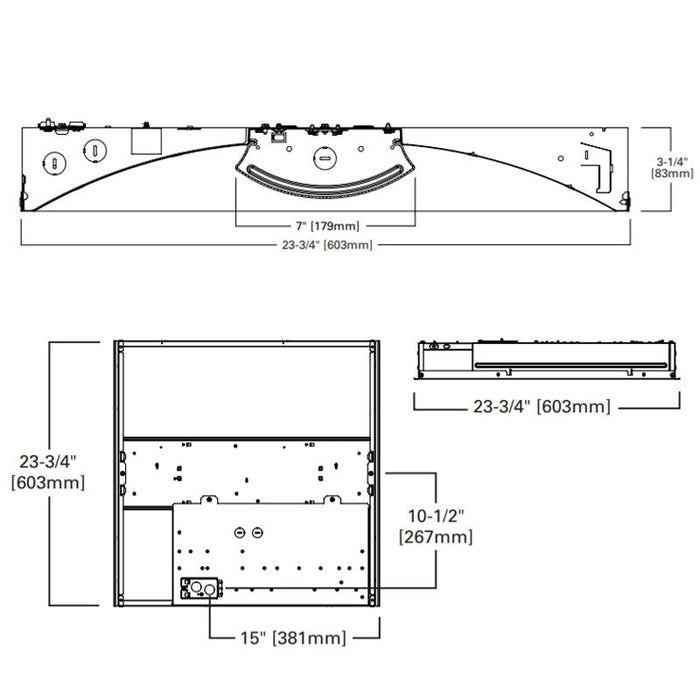 Metalux Cruze ST 2x2 LED High Efficacy Recessed Troffer with WaveLinx LITE Wireless Integrated Sensor, 3400 lm