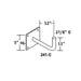 EXO 241-C-DBT Flat Surface Bracket