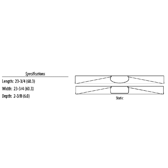 Lithonia 2BLT2 2x2 27W LED Basket Lensed Troffer, Nominal 3300 Lumens, Curved Ribbed Diffuser, 80+CRI, 120-277V