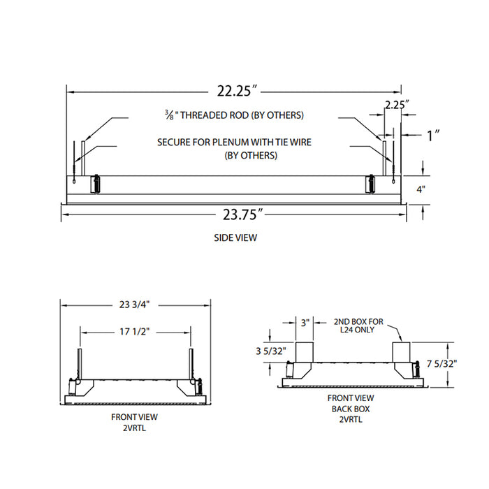 Lithonia 2VRTL 2x2 Vandal-Resistant Recessed LED Troffer