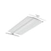 Lithonia 2BLT4R 2x4 29W LED Troffer Relight Kit, 4000 Lumens, Curved Linear Prisms Diffuser, Dims to 10%, 80+ CRI, 120-277V