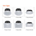 Halo ML3 3" Square Smooth Canless LED Wall Wash, Dim to Warm