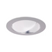 Halo Commercial 41RWW 4" Rotatable Wall Wash Reflector with Linear Spread Lens - Specular Clear/Polished Flange