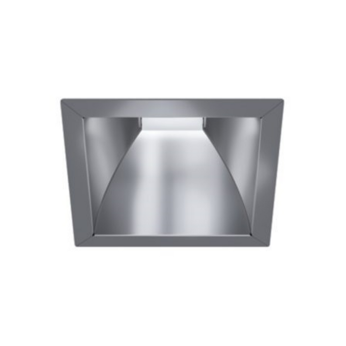 Halo Commercial 61SQ 6" Square Reflector, Medium Distribution - Semi-Specular Clear/Polished Flange