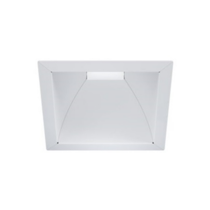 Halo Commercial 61SQ 6" Square Reflector, Medium Distribution - Matte White/White Flange