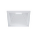 Halo Commercial 41SQ 4" Square Reflector, Medium Distribution - Matte White/White Flange