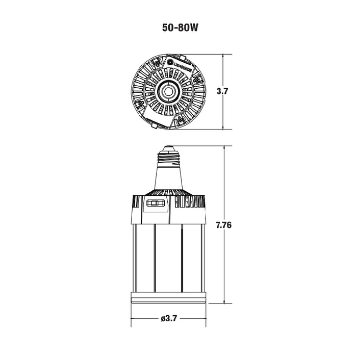 LEDvance 42001 25W/38W/60W HID Replacement Lamp, E26 Base