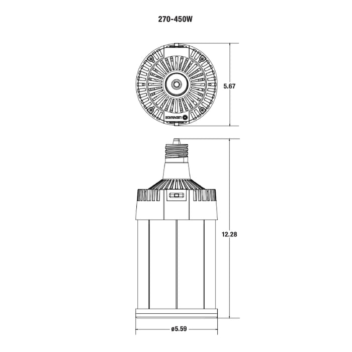 LEDvance 42004 135W/200W/270W HID Replacement Lamp, EX39 Base