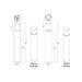 Envision LED BLD-3P22 44" 12W/16W/22W LED Round Bollard Base