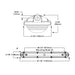 Fail-Safe 4VRVT3 4-ft LED Vandal Resistant Vaportite, 4000lm