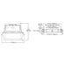 Metalux 4VT2 4-ft LED Industrial Vaportite, 6000lm