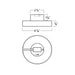 Rayon RSL4 4" LED Surface Mount w/ Glare Control, 5CCT Selectable, 120-277V