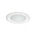 Halo 6150 6" Frost Dome Glass Lens Self-Flange Trim