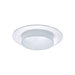 Halo 6160 6" Drop Opal Plastic Lens Self-Flange Trim