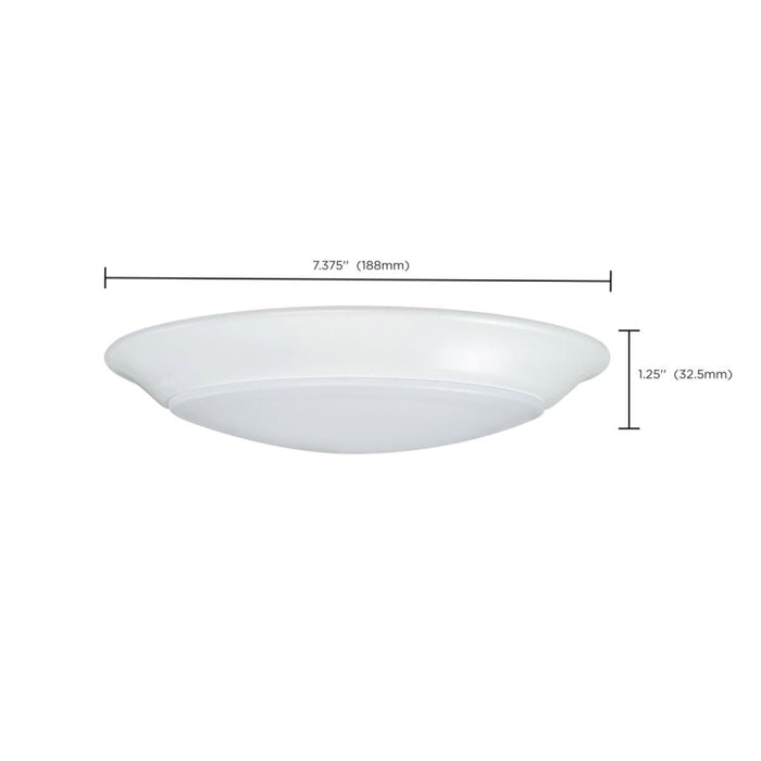 Nuvo 7" 12W LED Disk Light, 6-Pack
