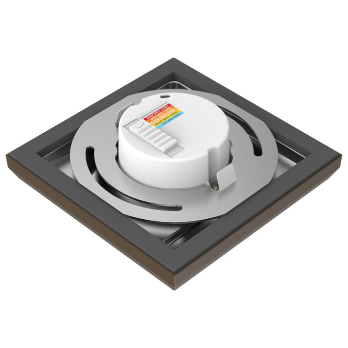 Nuvo 62-1704 Blink Pro 5" 9W LED Square Flush Mount, CCT Selectable