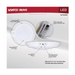 Nuvo 62-1820 7" LED Disk Light with Occupancy Sensor, 5CCT Selectable, 120V, White Finish
