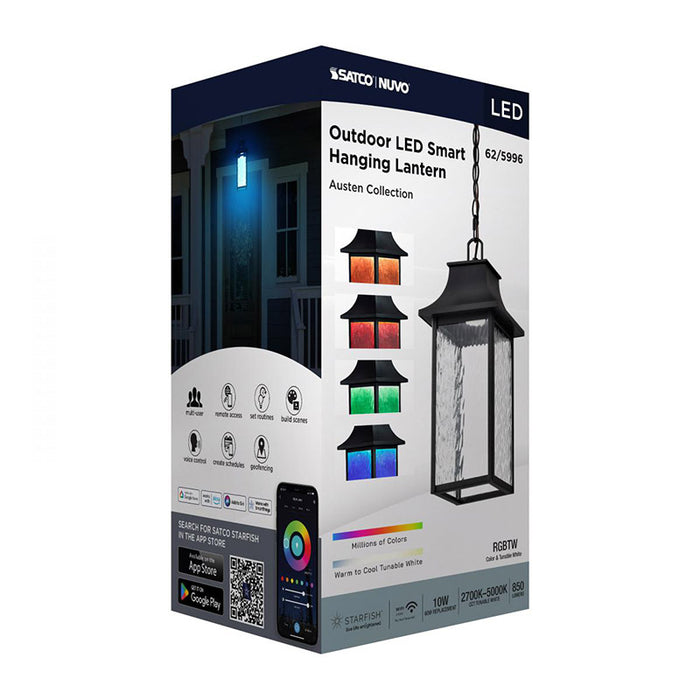 Nuvo 62-5996 Starfish Austen Collection 1-lt 8" LED Outdoor Hanging Light