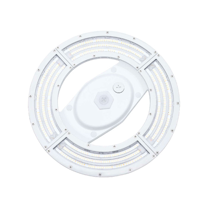 Nuvo 65-1160 100W/150W/200W  LED Washdown Round High Bay, 2CCT & 3 Lumens Selectable, 120-277V