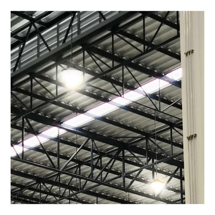 Nuvo 65-1161 100W/150W/200W  LED Washdown Round High Bay, 2CCT & 3 Lumens Selectable, 277-480V