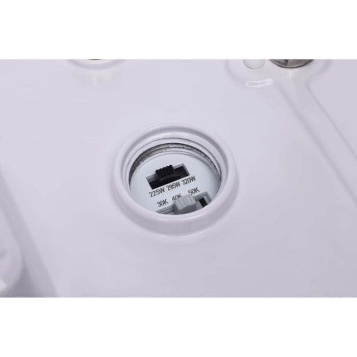 Nuvo 65-1171 120W/135W/160W LED Washdown Linear High Bay, 3CCT Selectable, 120-347V