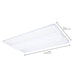 Nuvo 65-1173 255W/295W/320W LED Washdown Linear High Bay, 3CCT Selectable, 120-347V