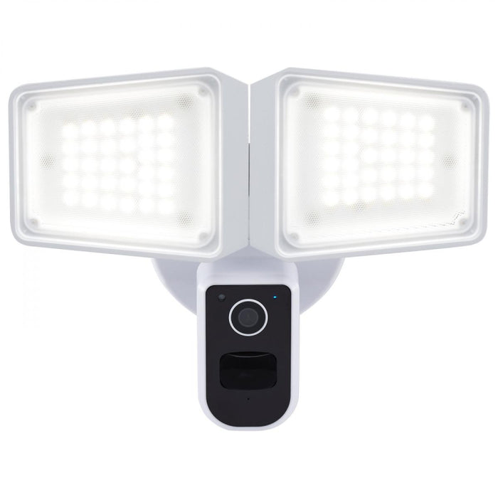 Nuvo 36W Rectangular Outdoor LED Smart Security Light with Camera