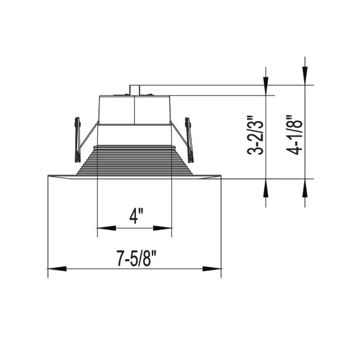 Juno Contractor Select 65SEMW SWW5 E Series 5"/6" Switchable White Smooth LED Retrofit Module