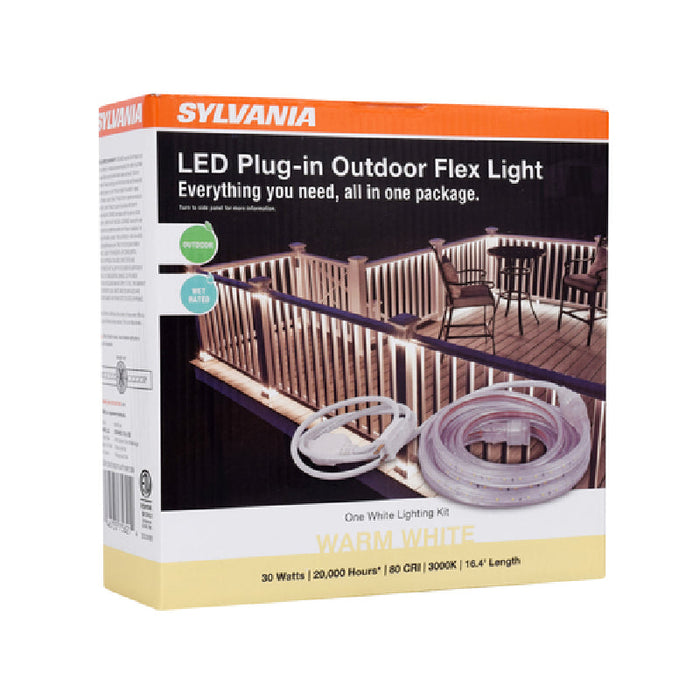 LEDvance 75625 60W LED Plug-In Outdoor Flex Light, 32.8ft, 4000K