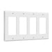 Enerlites 8834 4-Gang Decorator/GFCI Wall Plate