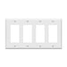 Enerlites 8834 4-Gang Decorator/GFCI Wall Plate