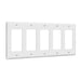 Enerlites 8835 5-Gang Decorator/GFCI Wall Plate