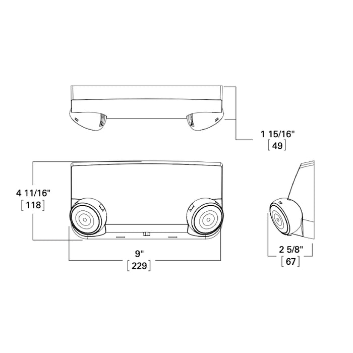 Sure-Lites APEL Series LED Emergency Light with Remote Capacity