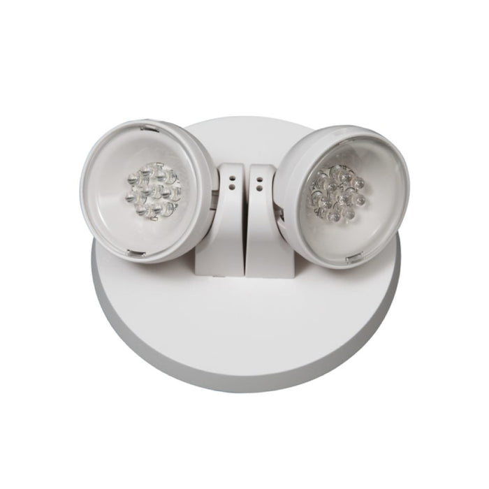 Sure-Lites APWR Series Double Head LED Remote Emergency Light, White