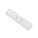 American Lighting ATOM 10" 120V AC Power Strip - White
