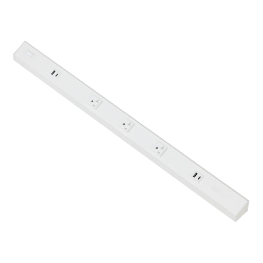 American Lighting ATOM 30" 120V AC Power Strip - White