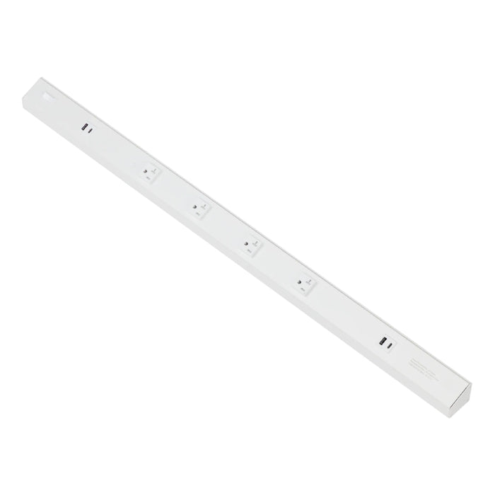 American Lighting ATOM 36" 120V AC Power Strip - White