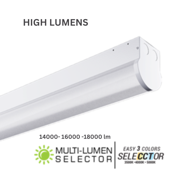 Elite OEC  8-ft LED Strip Light, Selectable CCT & Lumens Up to 18000 Lumens 120-277V