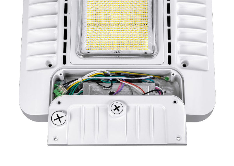 Beacon GSY-130 GALASY II 130W LED Low Proﬁle Gas/Canopy Luminaire, 20400 Lumens, 4000K, 120-277V