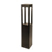 Westgate BOL-608 LED Square Bollard, Power & 3CCT Selectable, 120-277V - Bronze