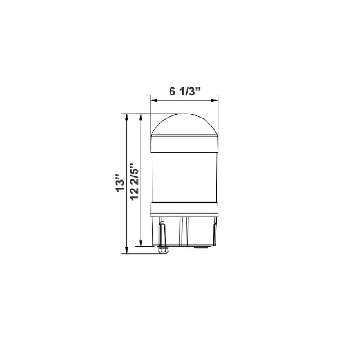 Westgate BOL 14W/19W/24W LED G2 Dome Top Bollard Head