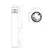 Lumark AP BOLR42-25S 15W/20W/25W LED Round Top Bollard, 3CCT Selectable, Up to 2412 Lumens, 120-277V