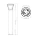 Lumark AP BOLY42-25S 15W/20W/25W LED Y-Shaped Bollard, 3CCT Selectable, Up to 3377 Lumens, 120-277V