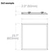 Columbia CBT22 2x2 CBT 24W/28W/38W LED Back-Lit Troffer, 3CCT & Lumen Selectable
