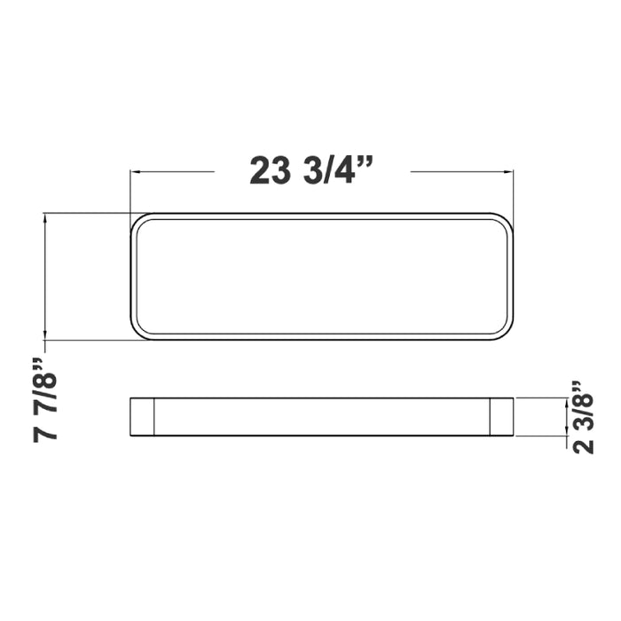Westgate CCL Series LED Modern Surface Ceiling Lights, Power & 5CCT Selectable, 120-277V
